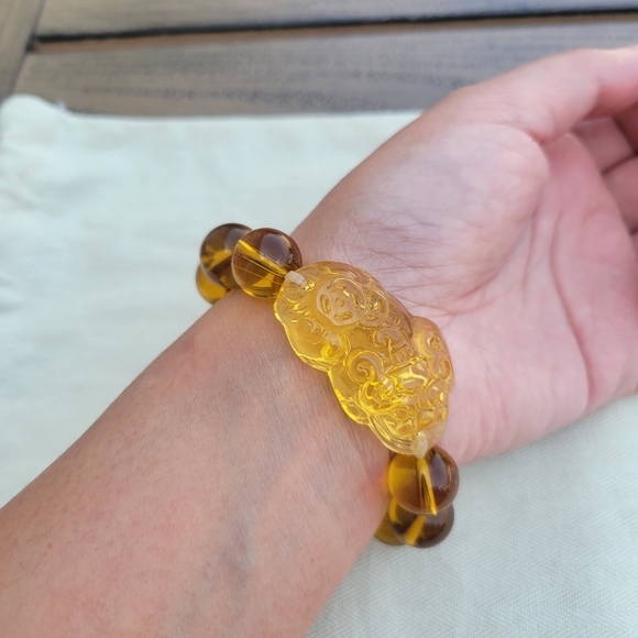Citrine piyao bracelet - Picture 3 of 6